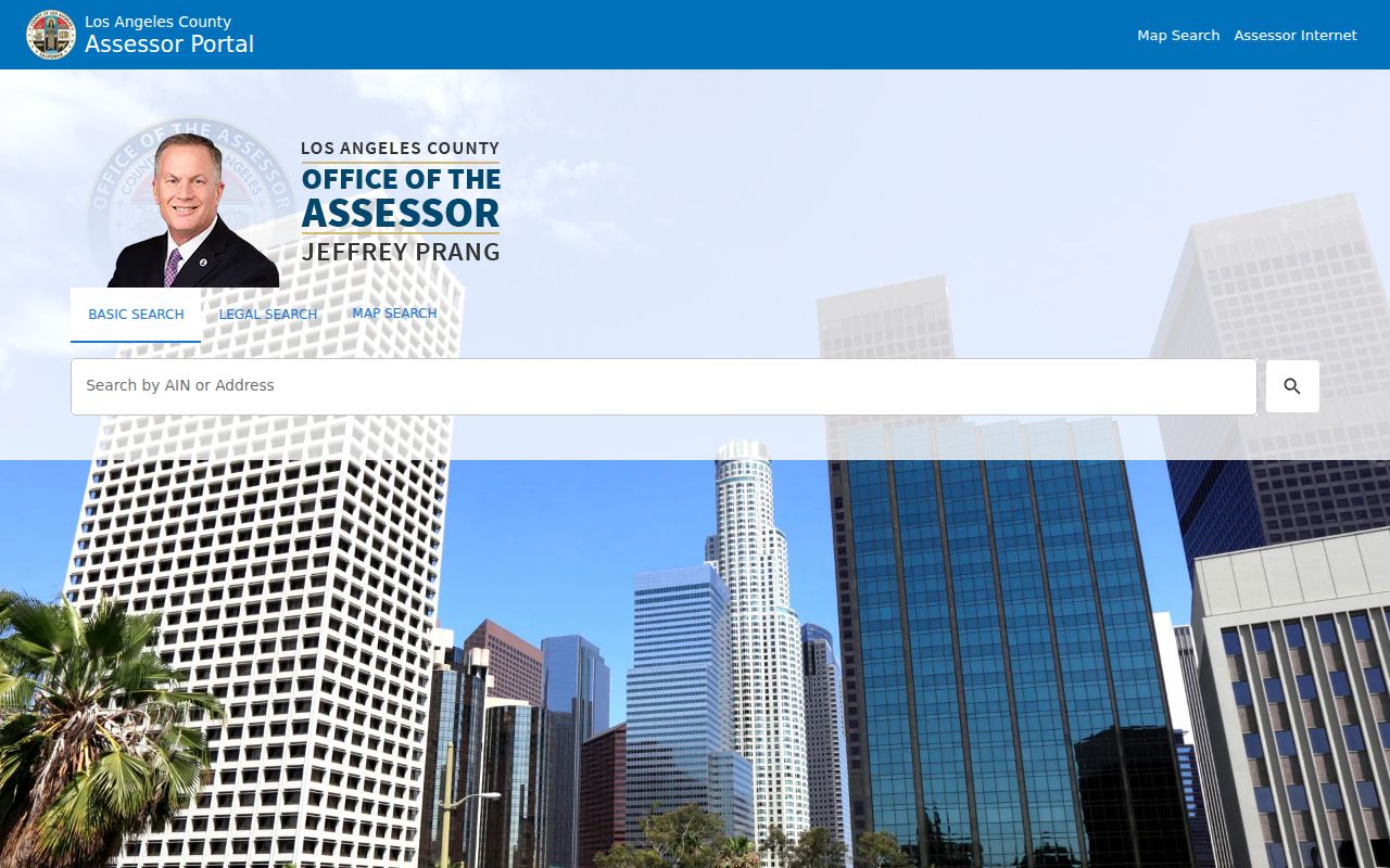 Manhattan Beach people search Los Angeles County Assessor portal